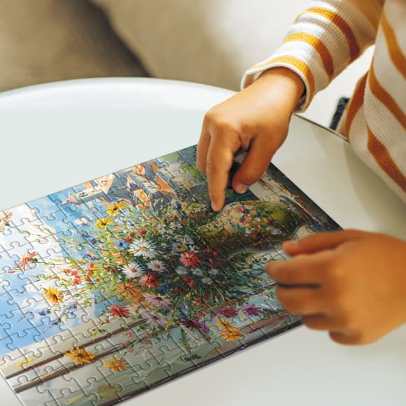 Пазл классический Easy-S "Ботаника. Цветы в вазе" 300624, 150 элементов