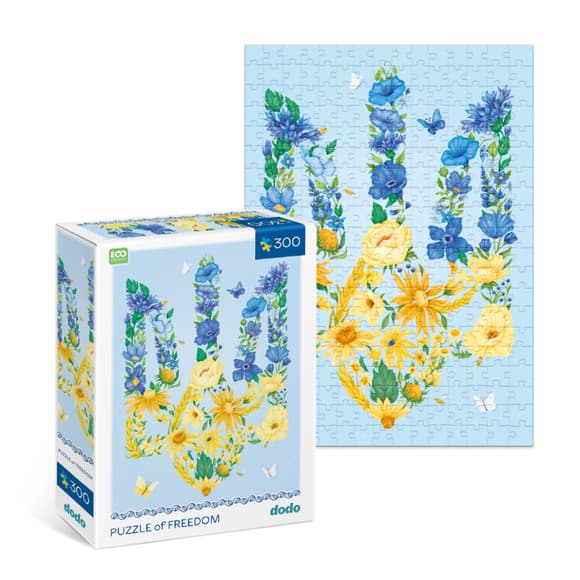 Пазл классический "Цветущий трезубец" 300588, 300 элементов