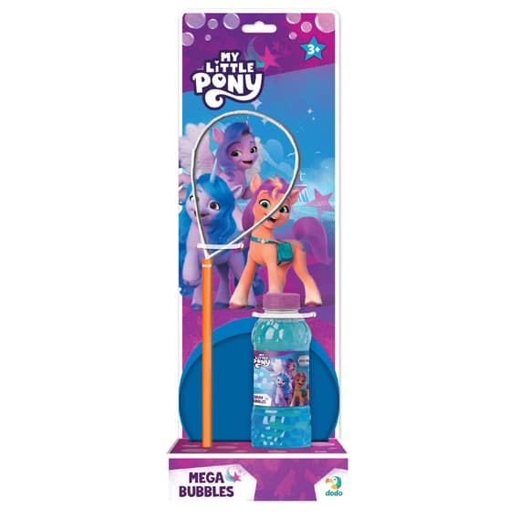 Мильні бульбашки "Mega Bubbles з тарілкою My Little Pony" 200635 об'єм 450 мл