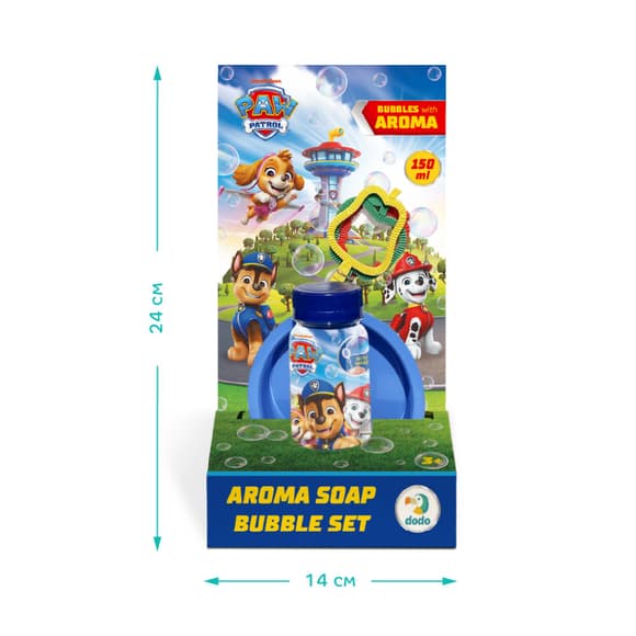 Ароматичні мильні бульбашки "Paw Patrol" 200732 об'єм 150 мл, 3 палички