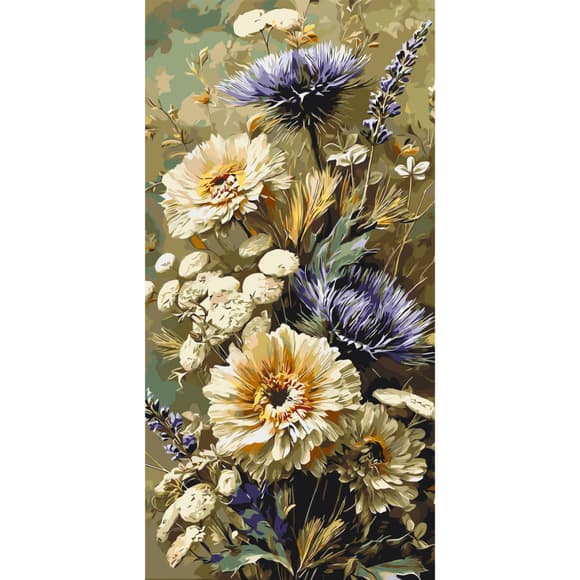 Картина по номерам "Полевой букет" LW5195, 40х80 см