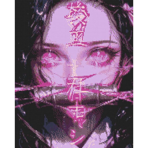 Алмазна мозаїка "Незуко Камадо" OD31519, 40х50 см