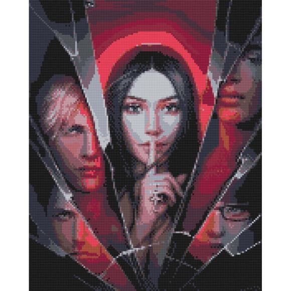 Алмазна мозаїка "Клуб романтики. Секрет небес реквієм" OD6003, 40х50 см