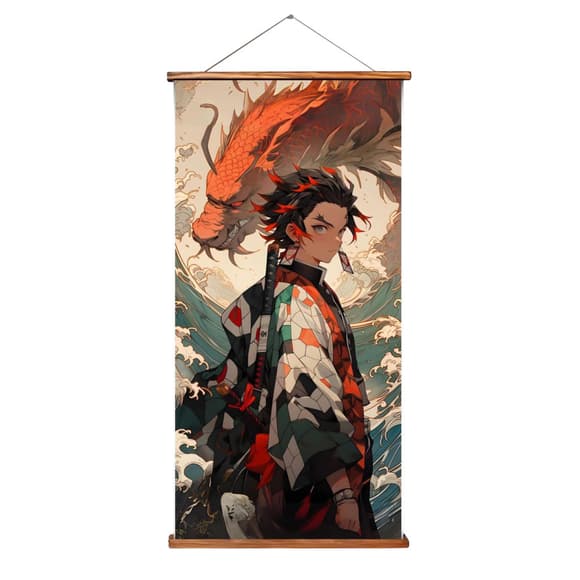 Інтер'єрна картина Гобелен "Клинок, що знищує демонів" OT1001, 40х80 см