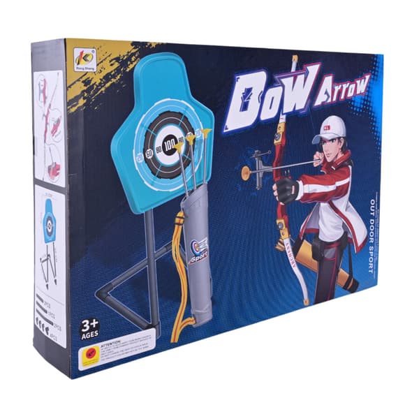 І гровий набір Лук з мішенню 800D сагайдак, 3 стріли на присосках