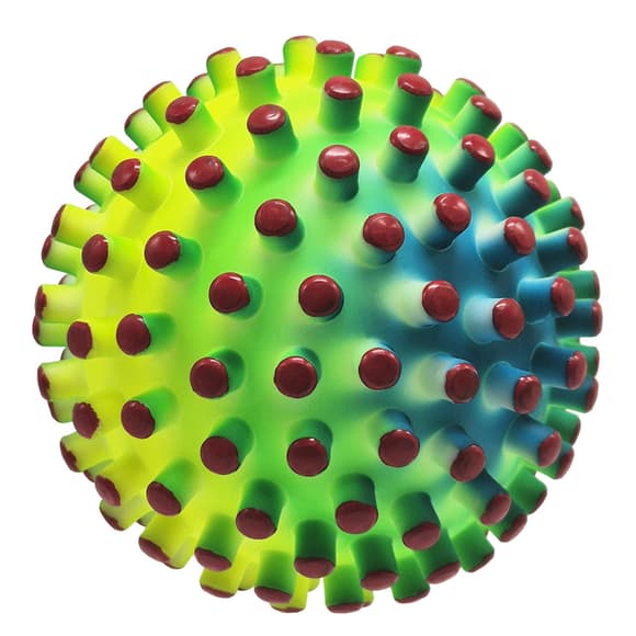 Дитячий шипастий м'яч RB26524(Red-2) гума, 90 грам