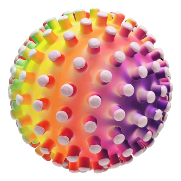 Дитячий шипастий м'яч RB26524(White-1) гума, 90 грам