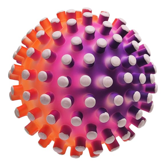 Дитячий шипастий м'яч RB26524(White-2) гума, 90 грам