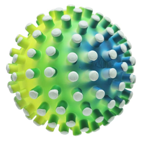 Дитячий шипастий м'яч RB26524(White-3) гума, 90 грам