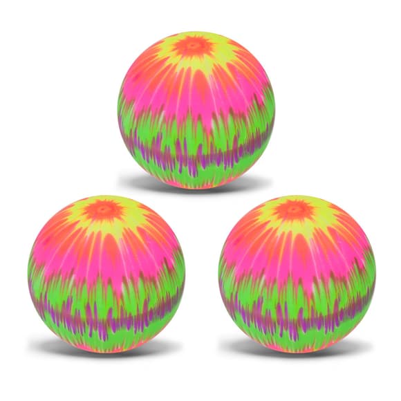 Дитячий яскравий Гумовий м'яч RB26527-4 різнокольоровий, 26 грам, 7 см