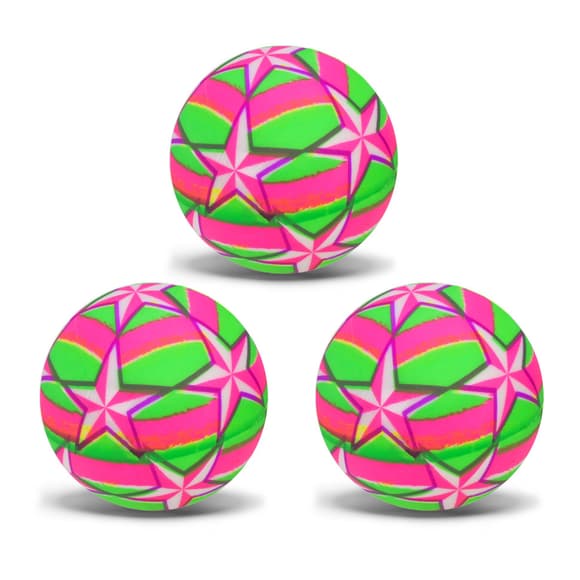 Дитячий яскравий Гумовий м'яч RB26527-5 різнокольоровий, 26 грам, 7 см