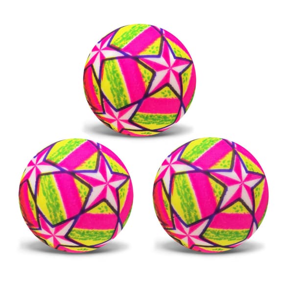 Дитячий яскравий Гумовий м'яч RB26527-6 різнокольоровий, 26 грам, 7 см