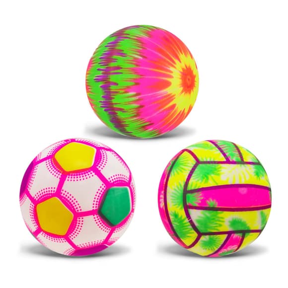 Дитячий яскравий Гумовий м'яч RB26527-7 різнокольоровий, 26 грам, 7 см