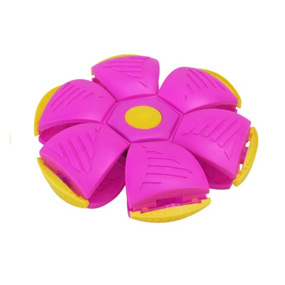 Дитяча іграшка М'яч-трансформер 87008H-3(Pink) 16 см зі світлом