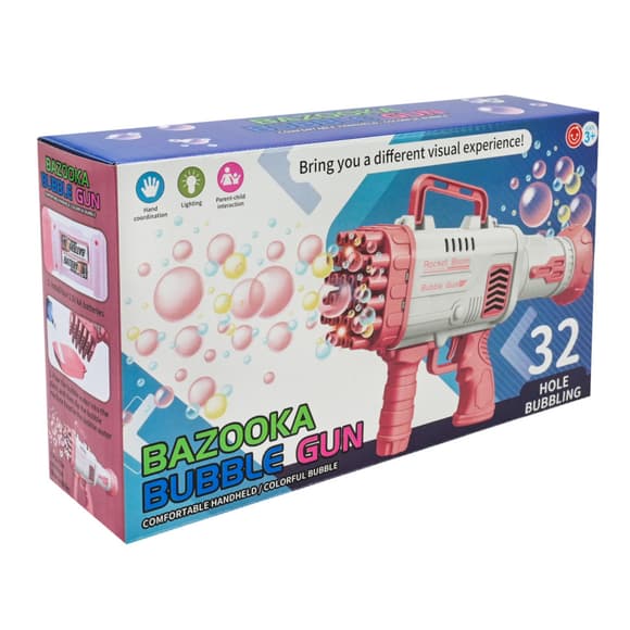 Генератор мильних бульбашок Бластер 009(Blue) 1 ємність з мильною рідиною та тарілочка