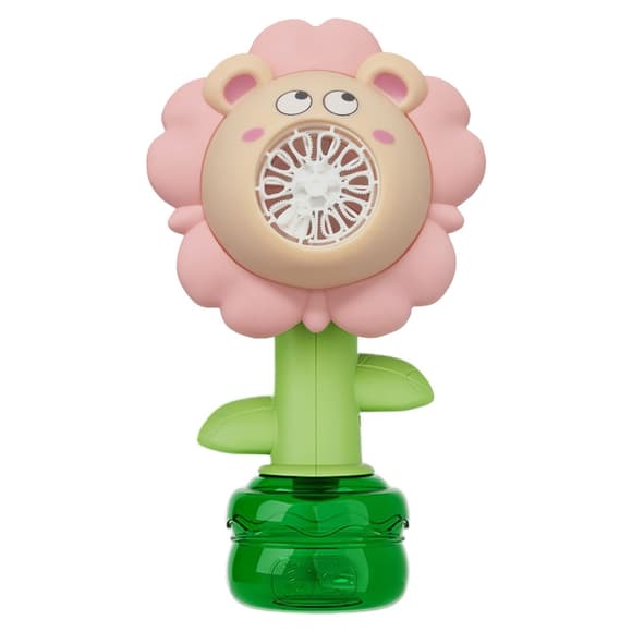 Мильні бульбашки Flower Bubble Machine BJC-5A(Bear-Pink) зі світлом