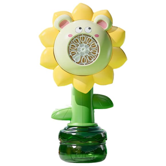Мильні бульбашки Flower Bubble Machine BJC-5A(Bear-Yellow) зі світлом