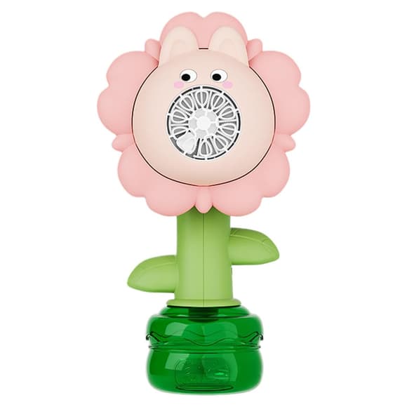 Мильні бульбашки Flower Bubble Machine BJC-5A(Bunny-Pink) зі світлом