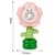 Мильні бульбашки Flower Bubble Machine BJC-5A(Bunny-Pink) зі світлом