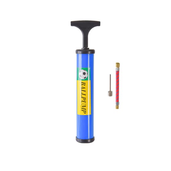 Ручний насос для м'ячів N41504(Blue) 25 см, голка для накачування та гнучкий шланг