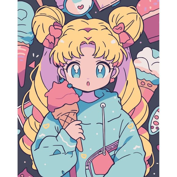 Картина за номерами "Сейлор Мун" 16133-AC 40х50 см