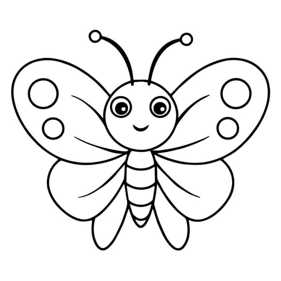 Розпис по полотну пальчиковими фарбами "Файний метелик" 15622-AC 25х25 см