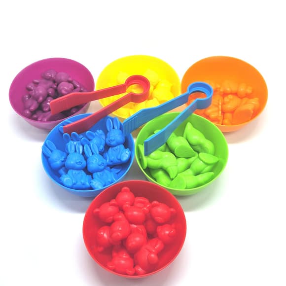 Розвиваючий набір "Кмітливі звірята" 3-005 у тубусі, 56 деталей