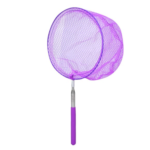 Сачок для метеликів MS 4387(Violet) телескопічна ручка 35см/83см, діаметр 19 см