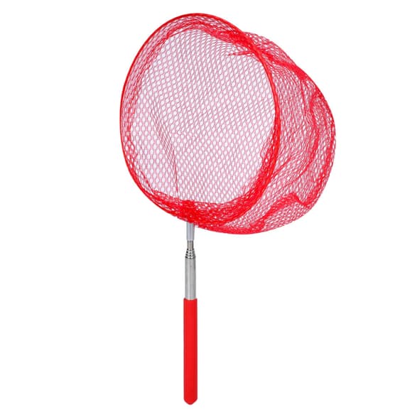 Сачок для метеликів MS 4387(Red) телескопічна ручка 35см/83см, діаметр 19 см