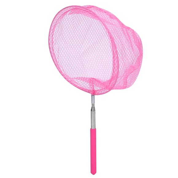 Сачок для метеликів MS 4387(Pink) телескопічна ручка 35см/83см, діаметр 19 см