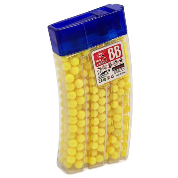 Кульки для дитячої зброї TD2023133(Yellow) пластик 6 мм, 500 шт