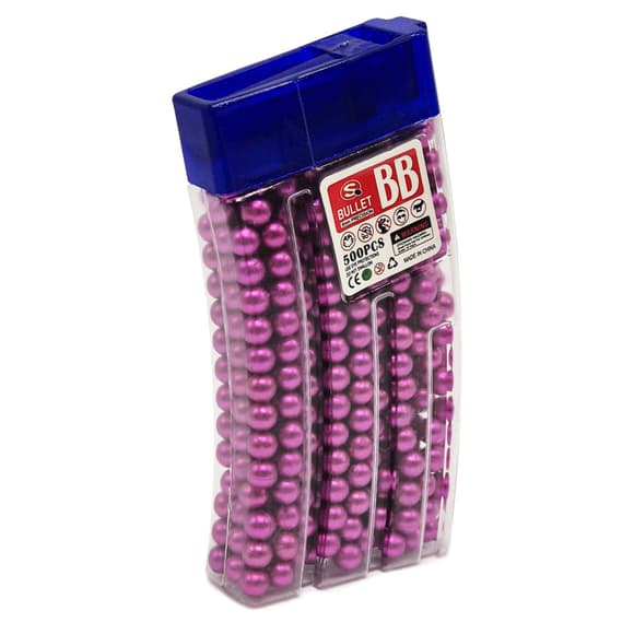 Кульки для дитячої зброї TD2023133(Violet) пластик 6 мм, 500 шт