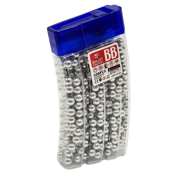Кульки для дитячої зброї TD2023133(Silver) пластик 6 мм, 500 шт
