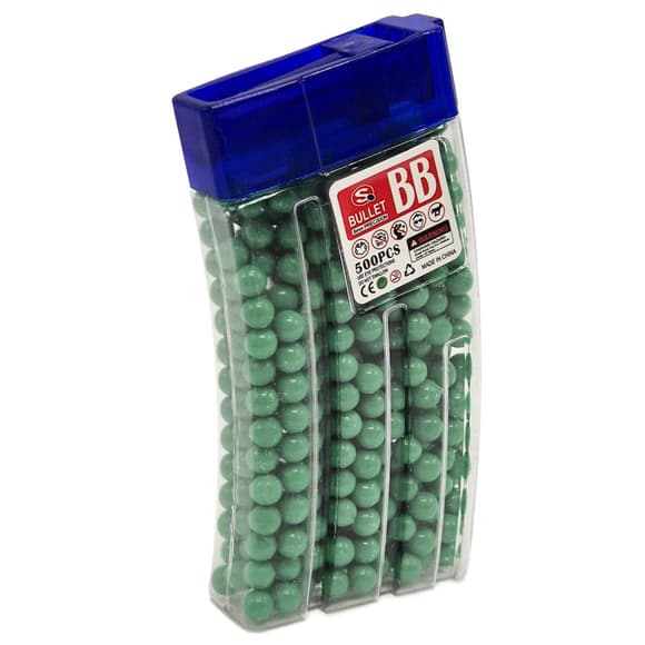 Кульки для дитячої зброї TD2023133(Green) пластик 6 мм, 500 шт