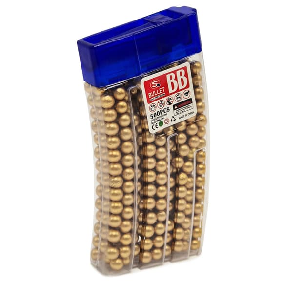 Кульки для дитячої зброї TD2023133(Gold) пластик 6 мм, 500 шт