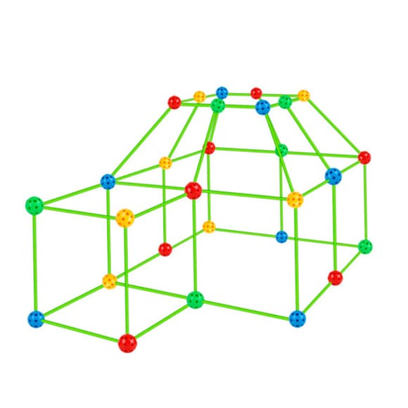 Дитячий конструктор-намет "Build your own den" 2020-36A трубки та кульки