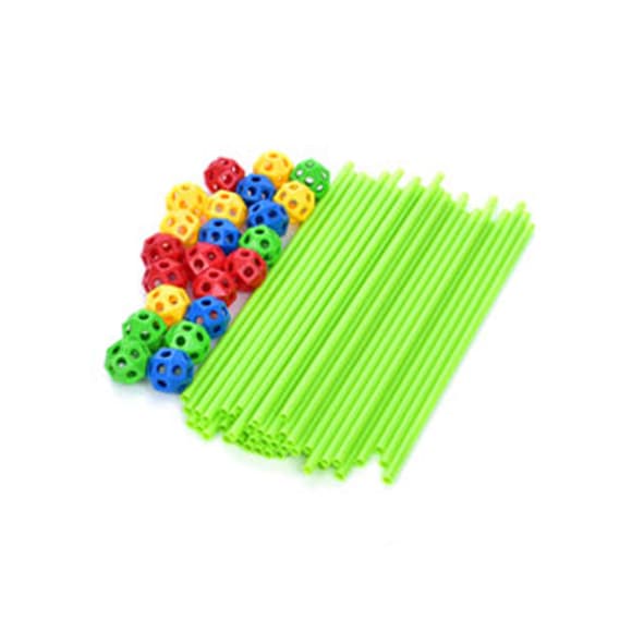 Дитячий конструктор-намет 3D Tent Series 137-2(Green) 68 деталей, каркасний