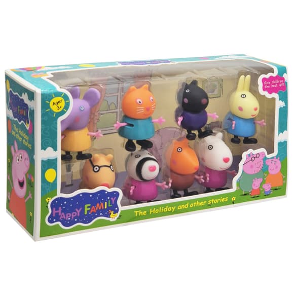 Ігровий набір фігурок Друзі Свинки Пеппи YM 765-11 рухливі деталі