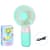 Вентилятор ручной портативный MK 5609(Turquoise) с подставкой, 15,5 см, USB