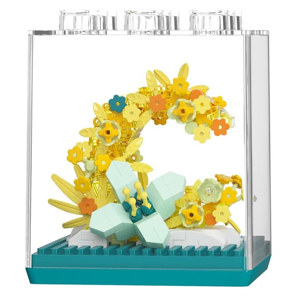Детский Конструктор Flower Language 7345 в колбе, 327 деталей
