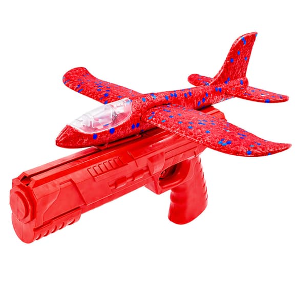 Игровой набор Самолетик на запуске TD202375(Red) 23 см, со светом