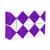 Головоломка Змійка Рубіка IGR67(Violet) маленька 3,5x5,5 см, двокольорова