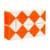 Головоломка Змейка Рубика IGR67(Orange) маленькая 3,5x5,5 см, двухцветная