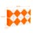 Головоломка Змейка Рубика IGR67(Orange) маленькая 3,5x5,5 см, двухцветная