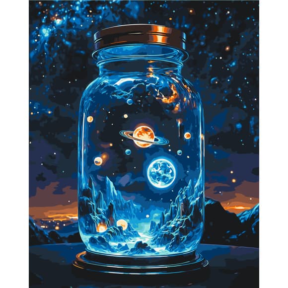 Картина по номерам "Космическое пространство" LW3417, 40х50 см