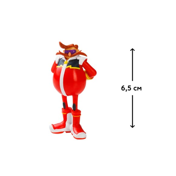 Игровая фигурка Доктор Эггман Sonic Prime SON2010J, 6,5 см