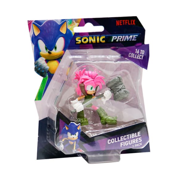Игровая фигурка Эми с оружием Sonic Prime SON2010D, 6,5 см