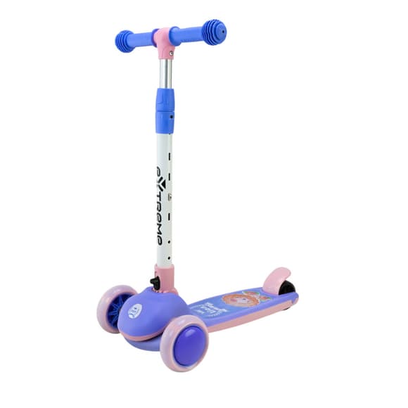 Детский самокат 3-х колесный SC817(Pink) с музыкой и светом