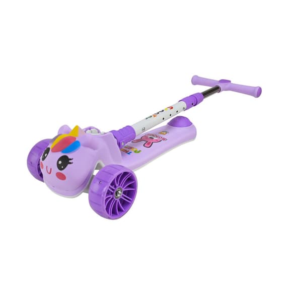 Детский самокат 3-х колесный SC2619(Violet) колеса PU, с музыкой и светом