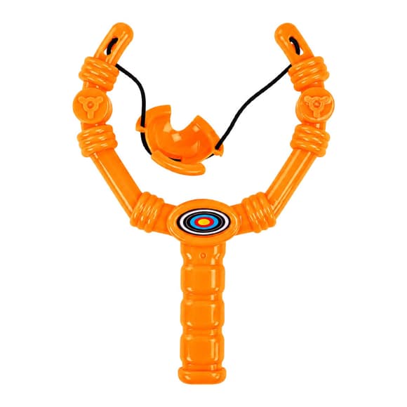 Детская Рогатка XG88-23(Orange) 3 мягких шарика, в сетке